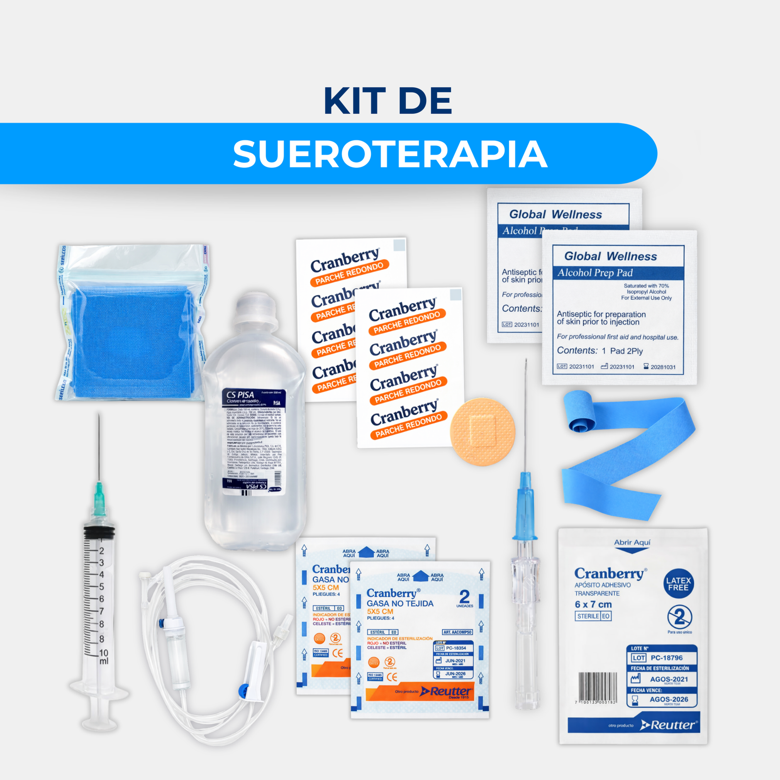 Kit Endovenoso para Sueroterapia