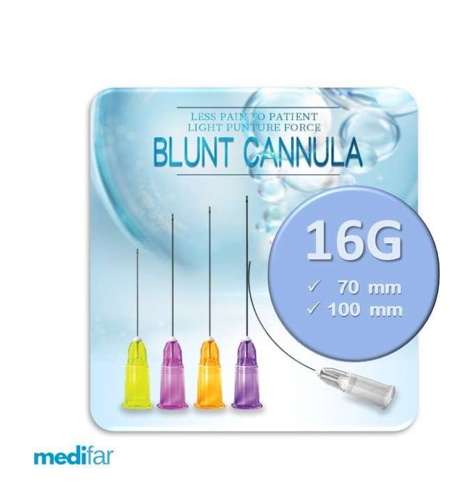 Cánulas Hipodérmicas 16G 10 Unds.