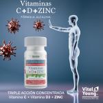 Vitamina C + D + Zinc * 60 caps - Imagen 2