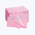Babero Dental Impermeable Rosado * 125 Unidades