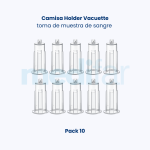 Camisa Holder Vacuette - toma de muestra de sangre Pack 10