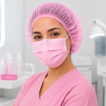 Mascarilla Desechable Rosada x50 unidades - Imagen 2