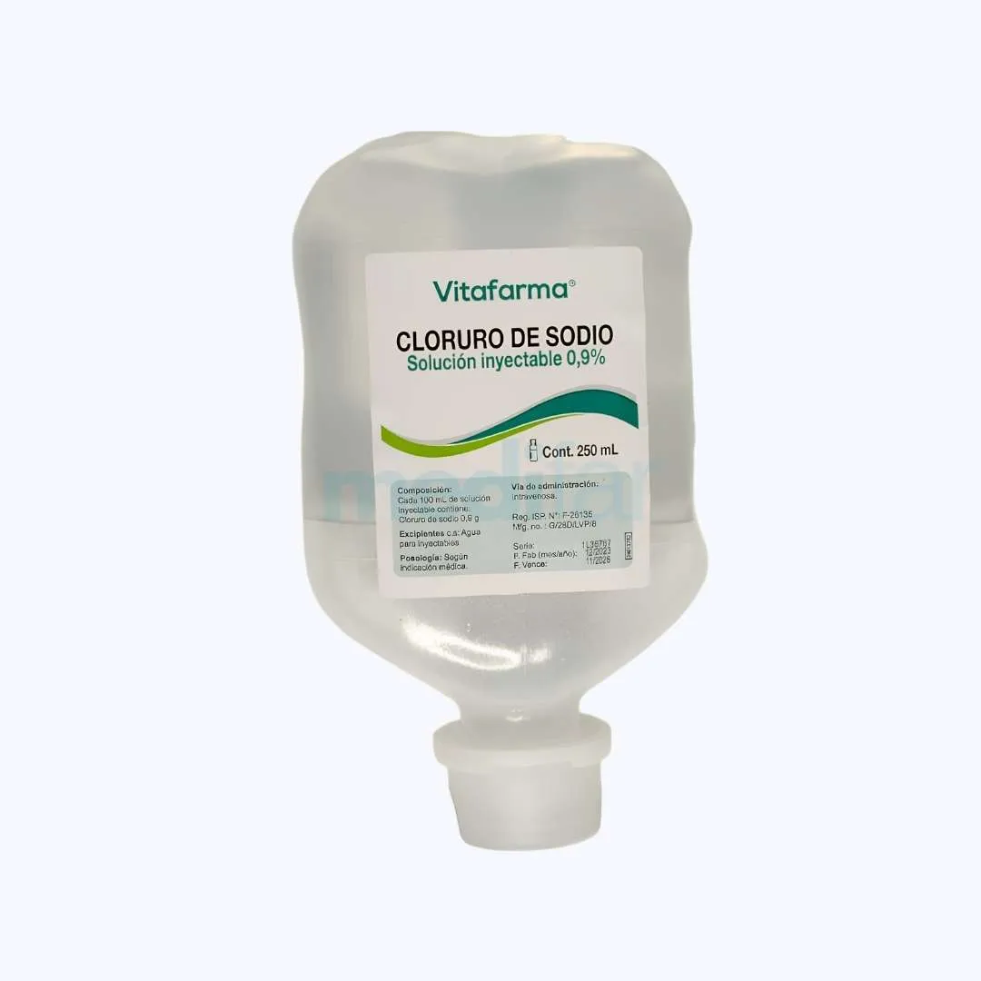 Cloruro de Sodio 0,9% Solución Inyectable - Imagen 3