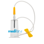 Mariposa Scalp Vein 25g GlobalRoll® con Adaptador 50 Unidades + 5 Holder