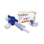 Llave de Tres Pasos Cranberry® Estéril Rotación 360°