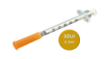 Jeringa de Insulina Nipro 0.3ml 30ui (31g 8mm-5/16) 10 Unidades