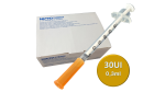 Jeringa de Insulina Nipro 0.3ml 30ui (31g 8mm-5/16) 10 Unidades - Imagen 5