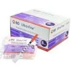 Jeringa De Insulina BD 30UI Ultra Fine 0,3ml 30G* 8mm Caja 100 Unidades