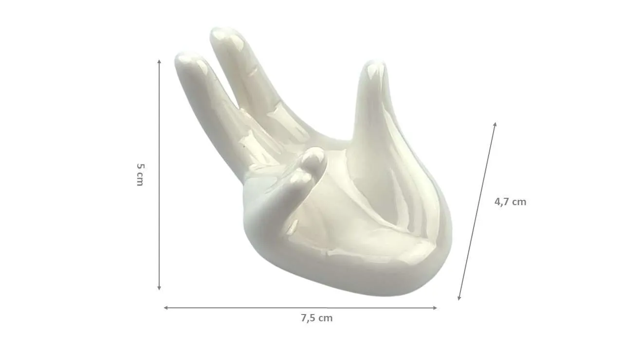 Exhibidor de Cerámica en forma de Mano - Imagen 4