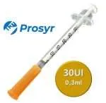 Jeringa de Insulina Prosyr 0.3ml 30ui (31g 6mm-1/4) 100 Und. - Imagen 3