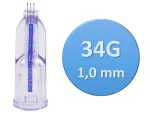 Aguja Micro Needle Nano 3 Pines 34g + Jeringas 1ml Pack 2 - Imagen 3