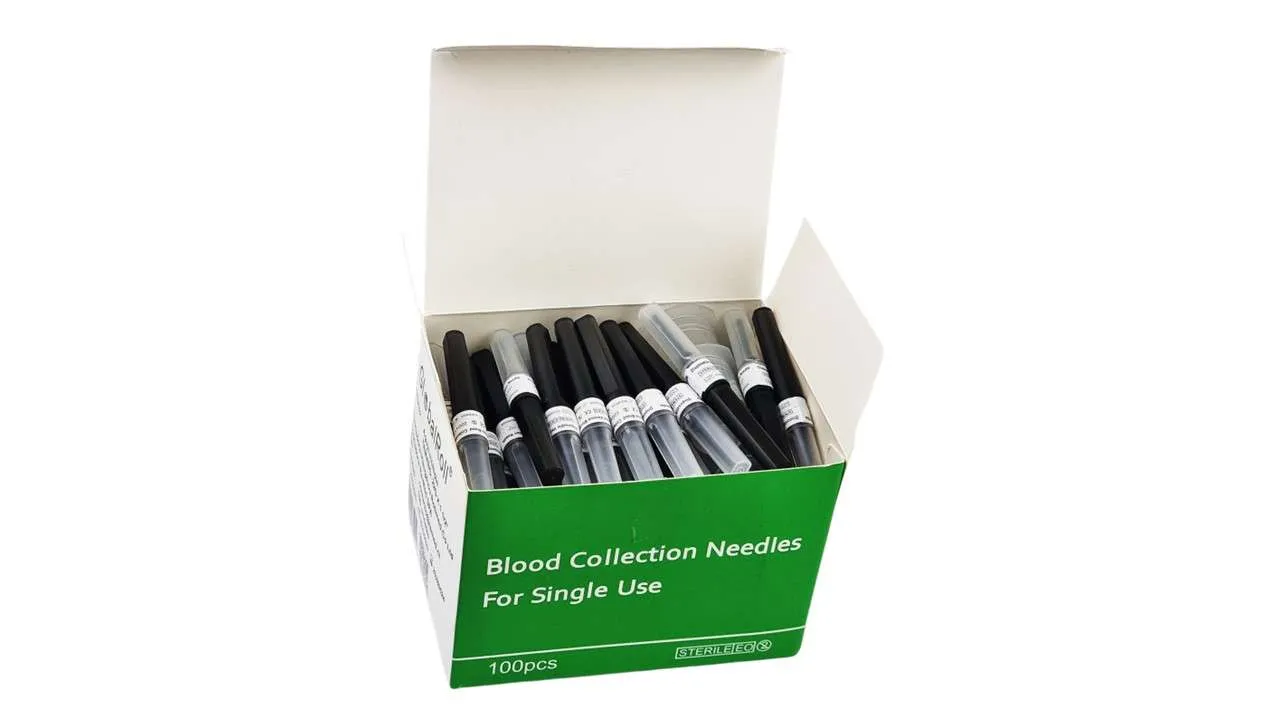 Aguja Para Extracción De Sangre 22g * 1 ½ 100 Unidades - Imagen 4