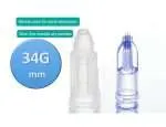 Aguja Micro Needle Nano 3 Pines 34g + Jeringas 1ml Pack 2 - Imagen 7