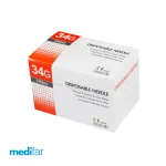 Agujas Hipodérmicas 34g 6mm * 100