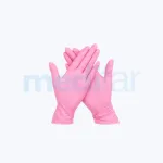 Guantes de Nitrilo Rosados 100 Unidades
