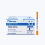 Jeringa de Insulina Prosyr 0.3ml 30ui (31g 6mm-1/4) 100 Und.