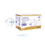 Mariposa Scalp Vein Cranberry 21g * 3/4 100 Unds.