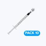 Jeringa 1ml Luer Lock * 10