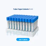Tubo Tapa Celeste 9ml ( Citrato De Sodio 3,2% ) - Imagen 2