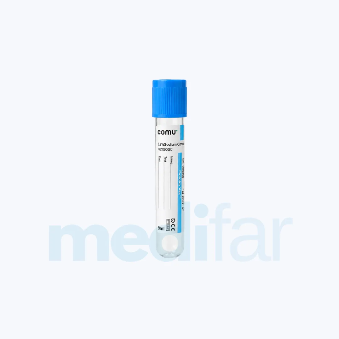 Tubos Comu 9 ml Citrato de Sodio