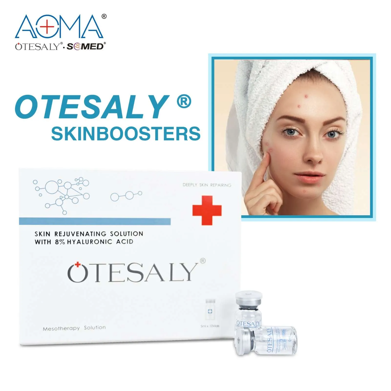 Ácido Hialurónico No Reticulado Otesaly® HA 8% 10 Viales 5ml - Imagen 1