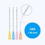 Cánulas Hipodérmicas 14G 10 Unds.
