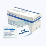 Toallitas Antisépticas Alcoholadas al 70% 3 Cajas de 100 (300 Unidades)