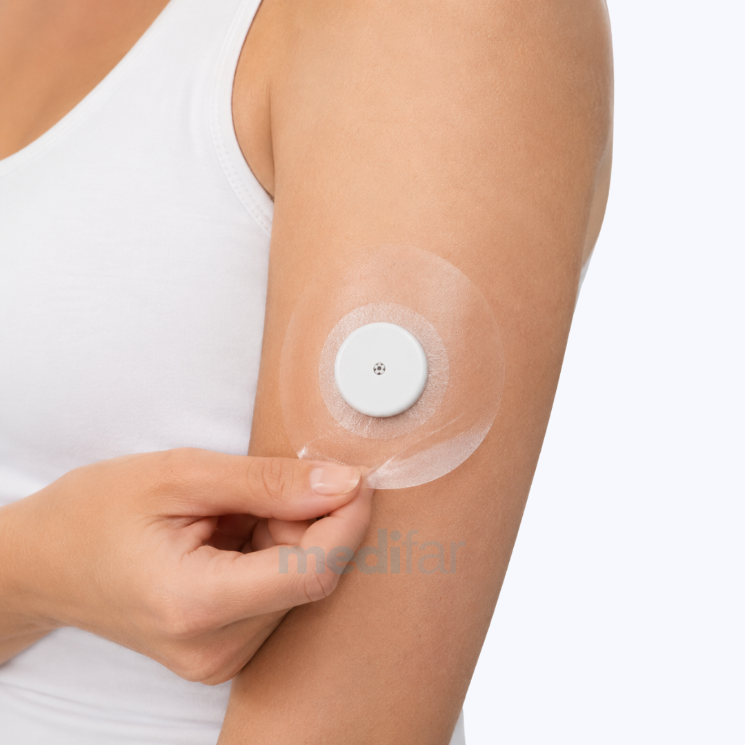 10 Parches Protectores Transparentes para Sensor de Glucosa | Pack 20 unidades - Imagen 1